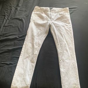 White H&M jeans, never worn and are just too tight on me